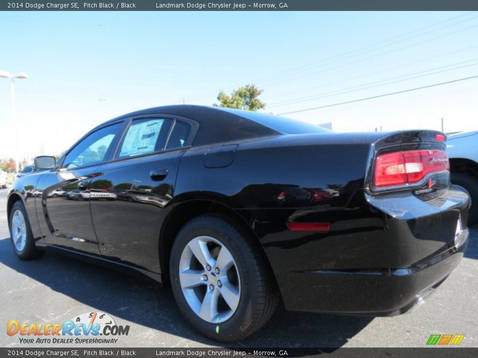 2014 Dodge Charger SE Pitch Black / Black Photo #2