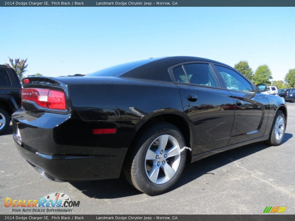 2014 Dodge Charger SE Pitch Black / Black Photo #3