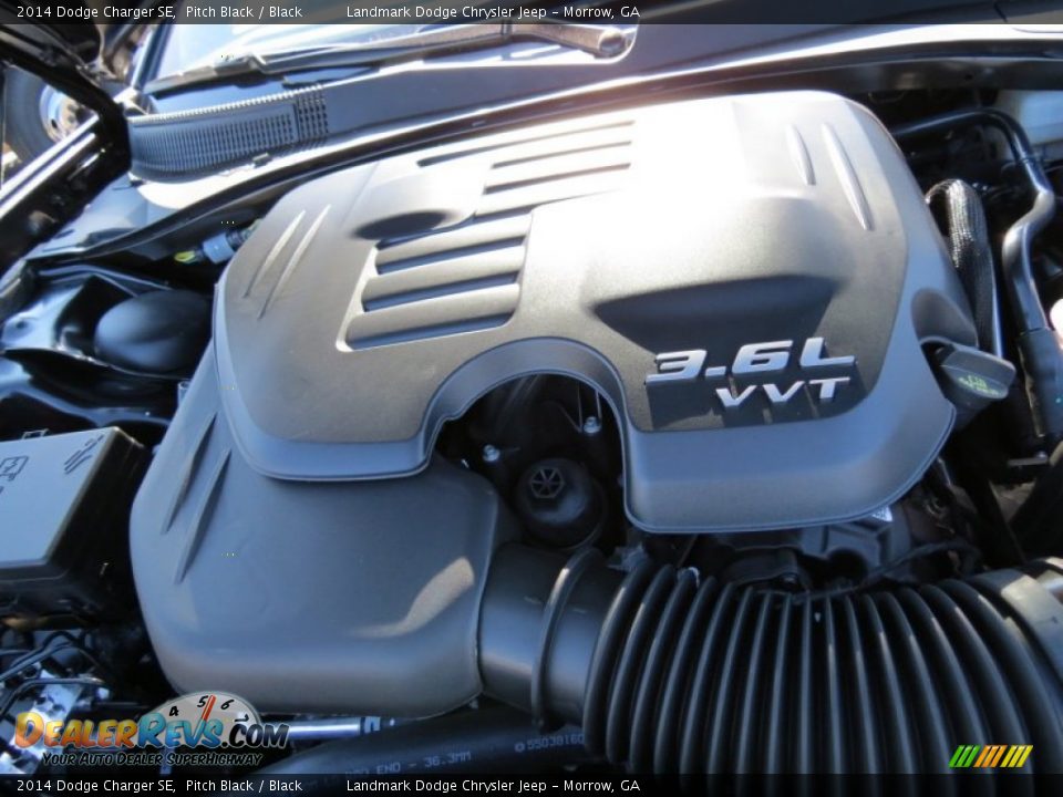 2014 Dodge Charger SE Pitch Black / Black Photo #9