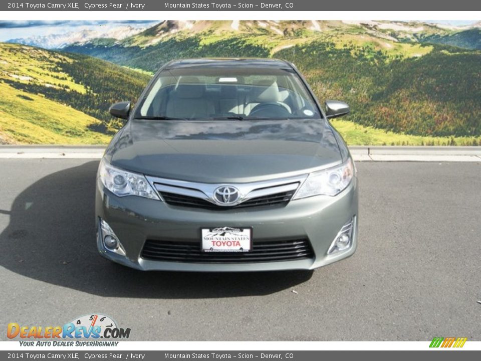 2014 Toyota Camry XLE Cypress Pearl / Ivory Photo #2