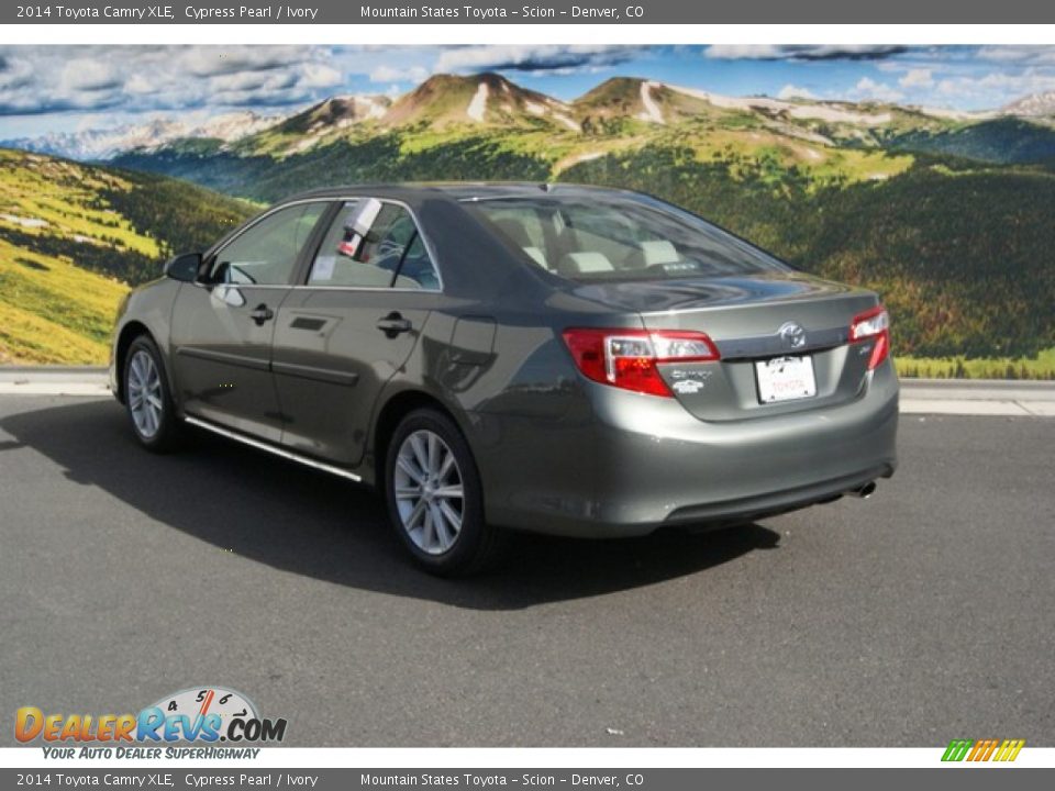 2014 Toyota Camry XLE Cypress Pearl / Ivory Photo #3