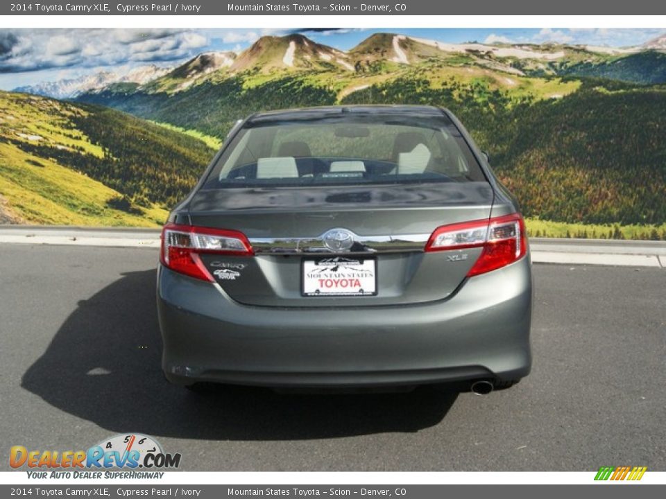 2014 Toyota Camry XLE Cypress Pearl / Ivory Photo #4