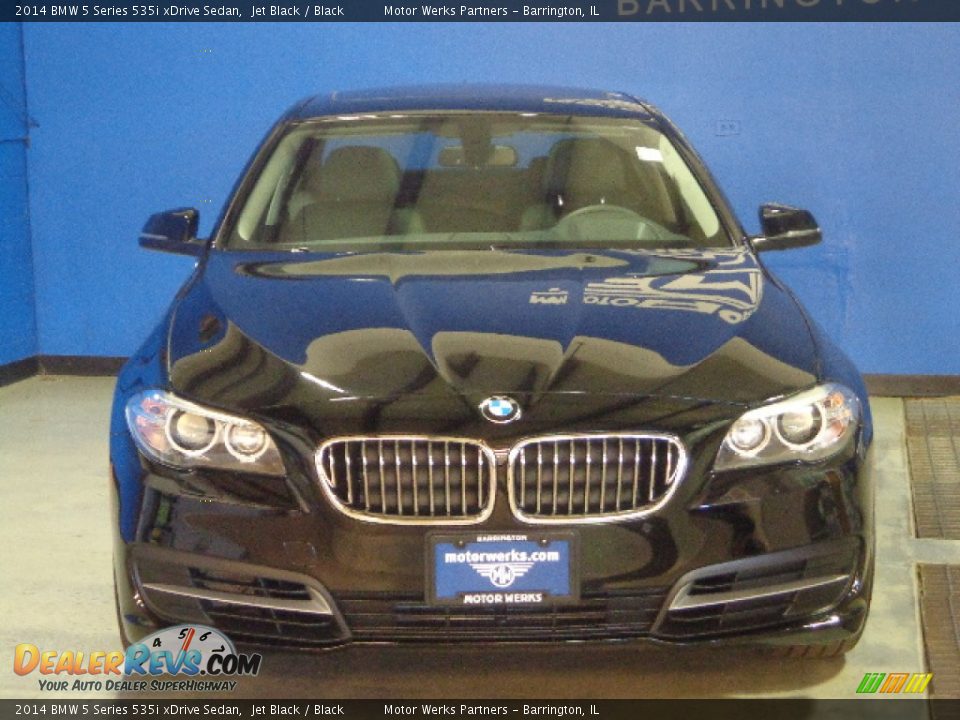 2014 BMW 5 Series 535i xDrive Sedan Jet Black / Black Photo #2