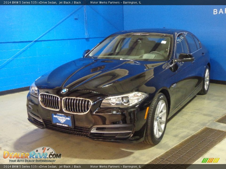 2014 BMW 5 Series 535i xDrive Sedan Jet Black / Black Photo #3