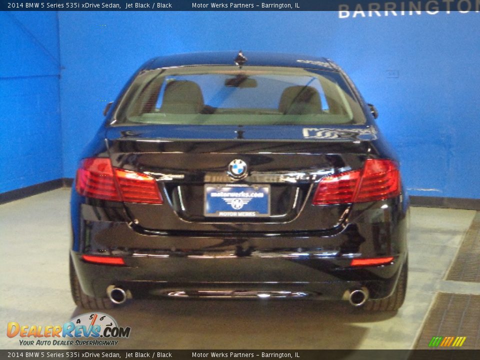 2014 BMW 5 Series 535i xDrive Sedan Jet Black / Black Photo #6