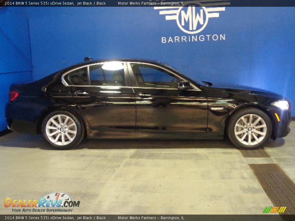 2014 BMW 5 Series 535i xDrive Sedan Jet Black / Black Photo #8
