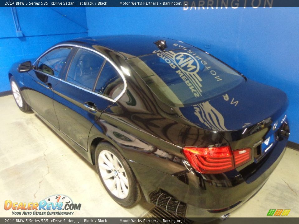 2014 BMW 5 Series 535i xDrive Sedan Jet Black / Black Photo #9