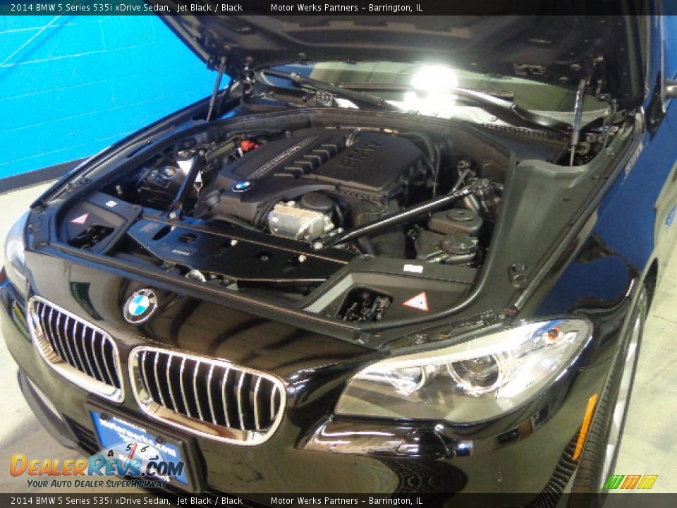 2014 BMW 5 Series 535i xDrive Sedan Jet Black / Black Photo #10