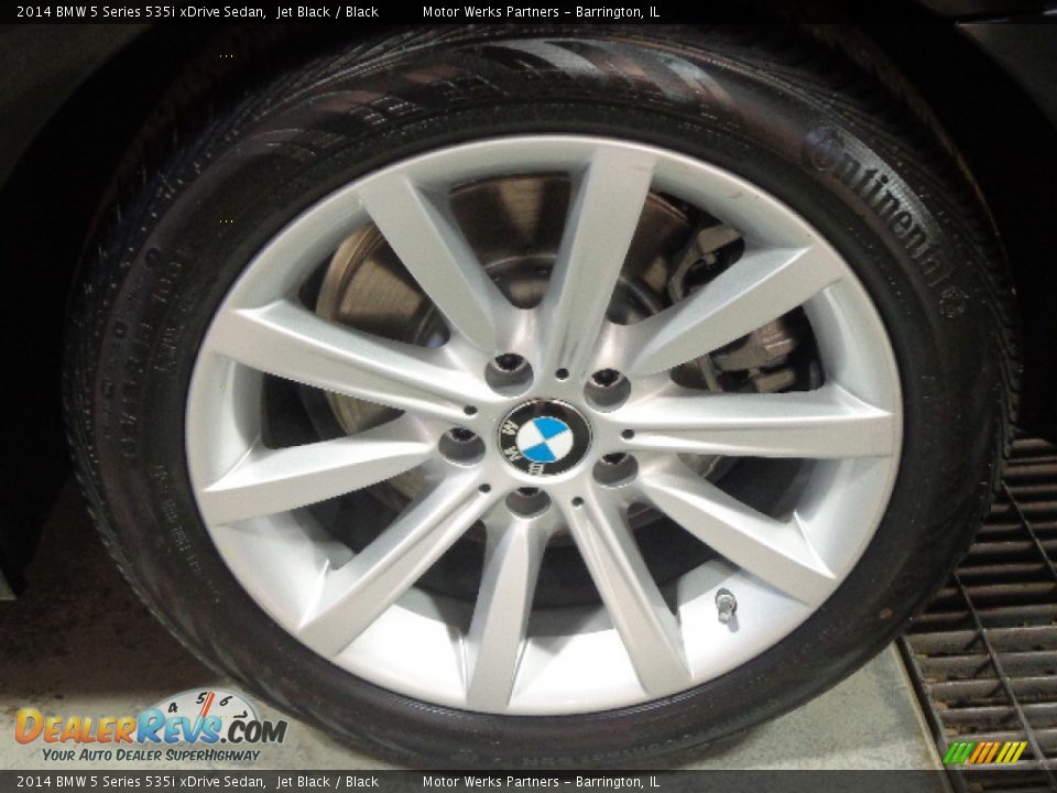 2014 BMW 5 Series 535i xDrive Sedan Jet Black / Black Photo #11