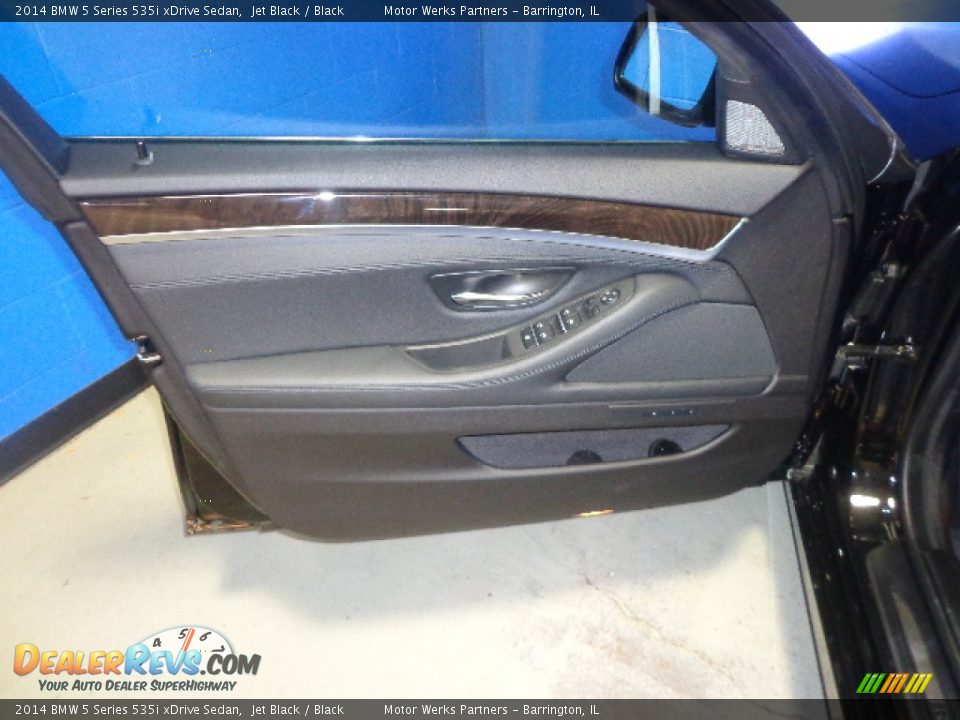 2014 BMW 5 Series 535i xDrive Sedan Jet Black / Black Photo #14