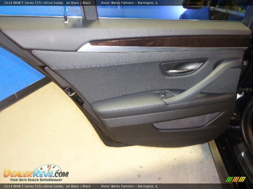 2014 BMW 5 Series 535i xDrive Sedan Jet Black / Black Photo #18