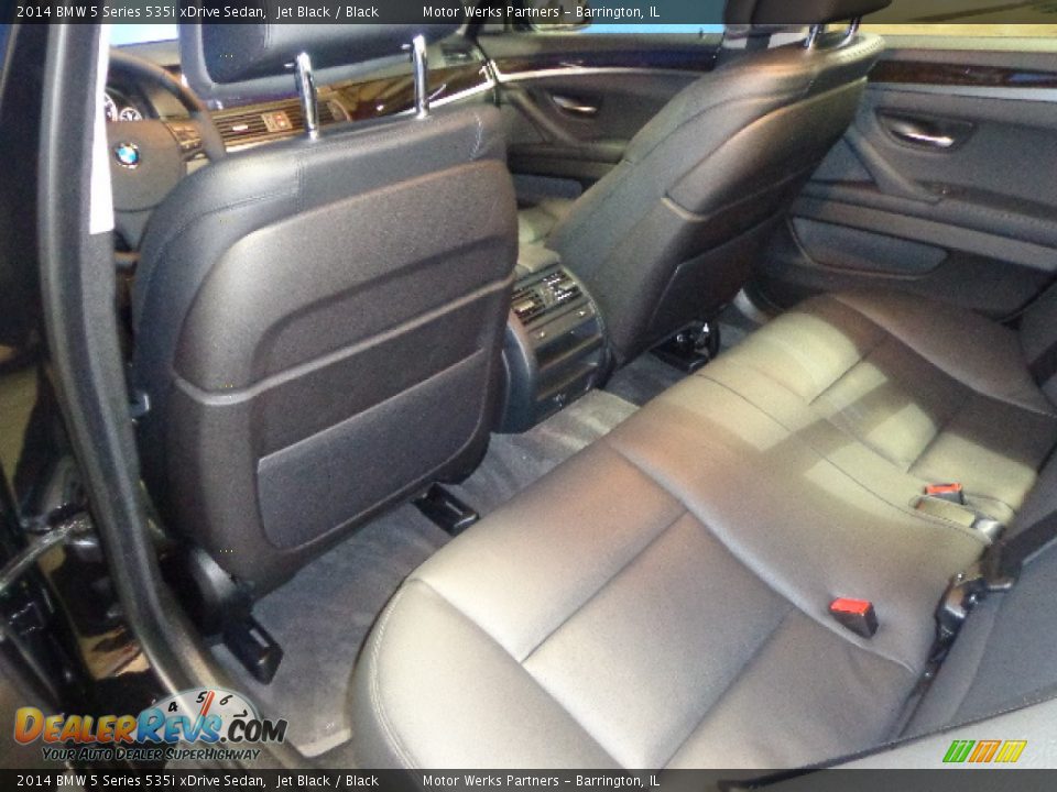 2014 BMW 5 Series 535i xDrive Sedan Jet Black / Black Photo #19