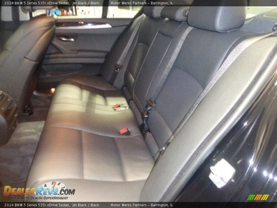 2014 BMW 5 Series 535i xDrive Sedan Jet Black / Black Photo #20