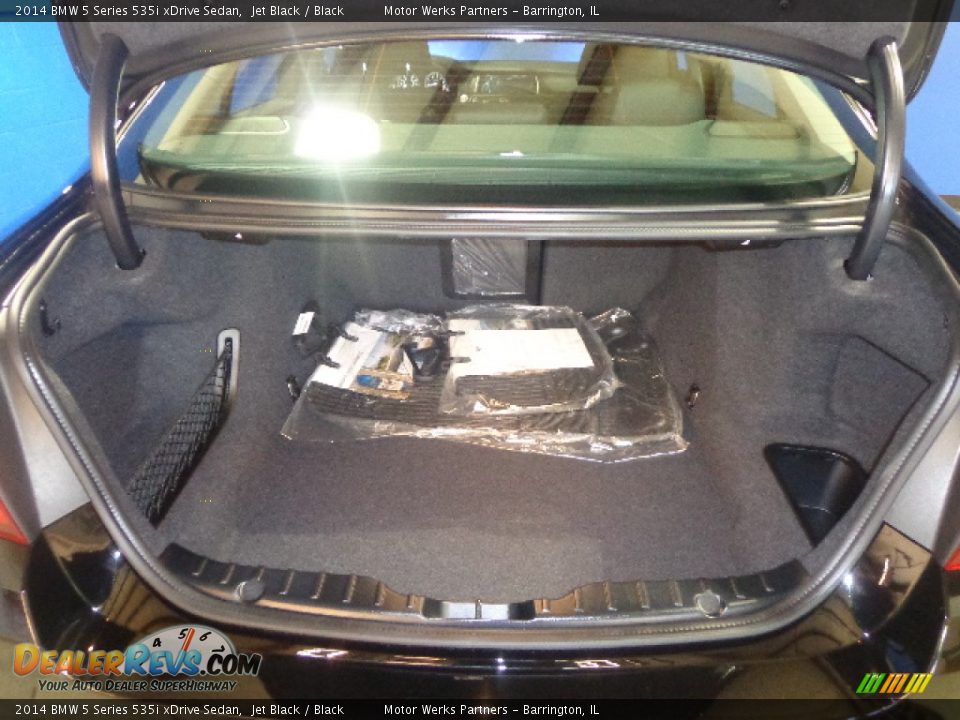 2014 BMW 5 Series 535i xDrive Sedan Jet Black / Black Photo #21