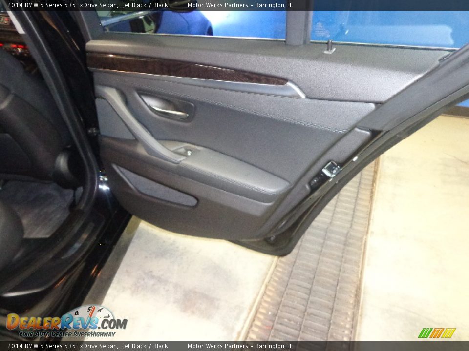 2014 BMW 5 Series 535i xDrive Sedan Jet Black / Black Photo #22