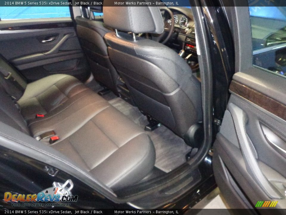 2014 BMW 5 Series 535i xDrive Sedan Jet Black / Black Photo #23