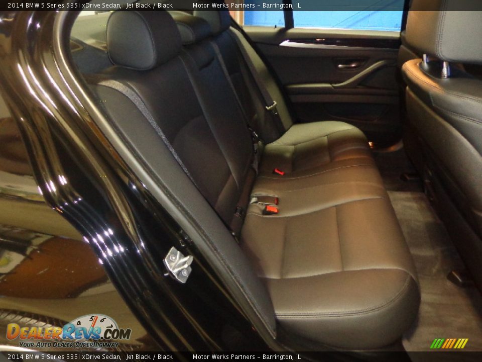 2014 BMW 5 Series 535i xDrive Sedan Jet Black / Black Photo #24
