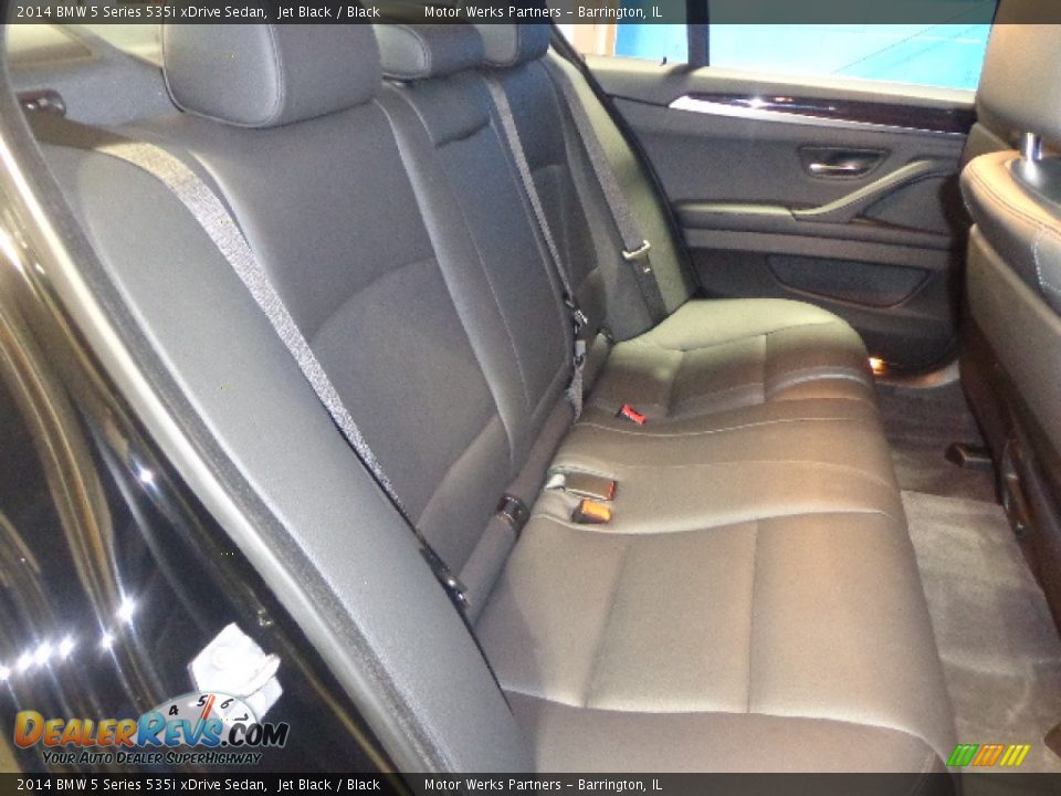 2014 BMW 5 Series 535i xDrive Sedan Jet Black / Black Photo #25