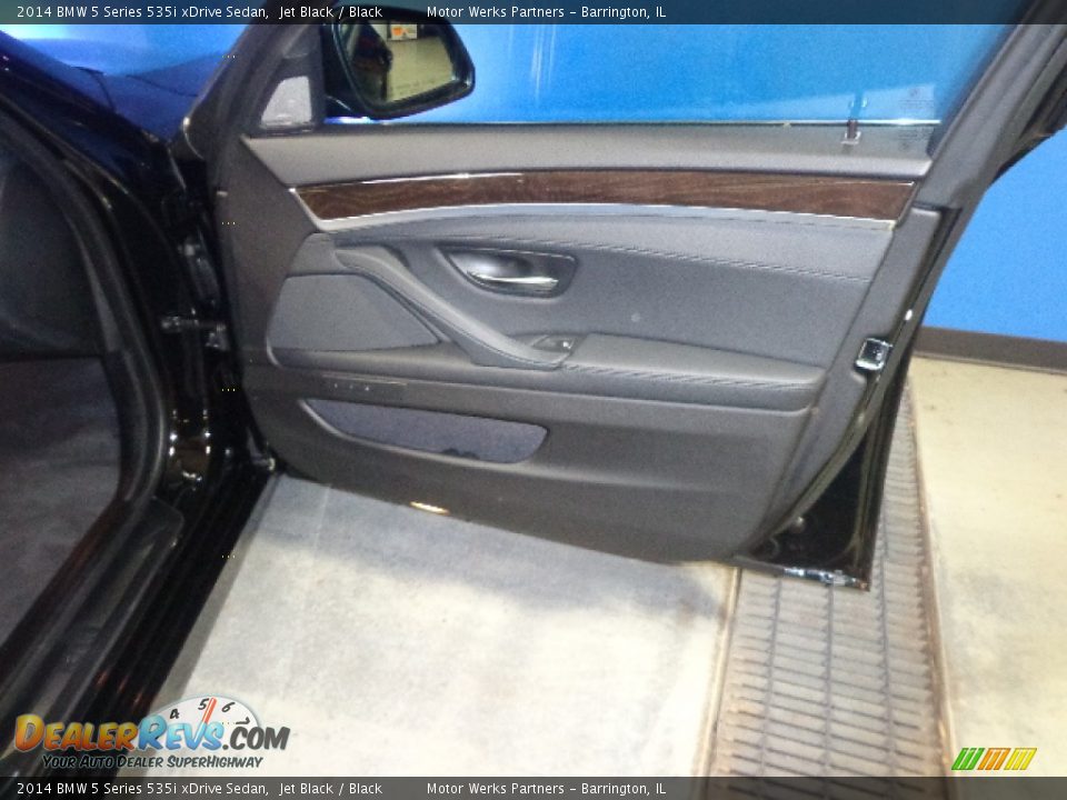 2014 BMW 5 Series 535i xDrive Sedan Jet Black / Black Photo #26