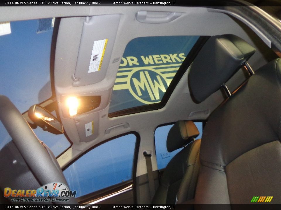 2014 BMW 5 Series 535i xDrive Sedan Jet Black / Black Photo #29