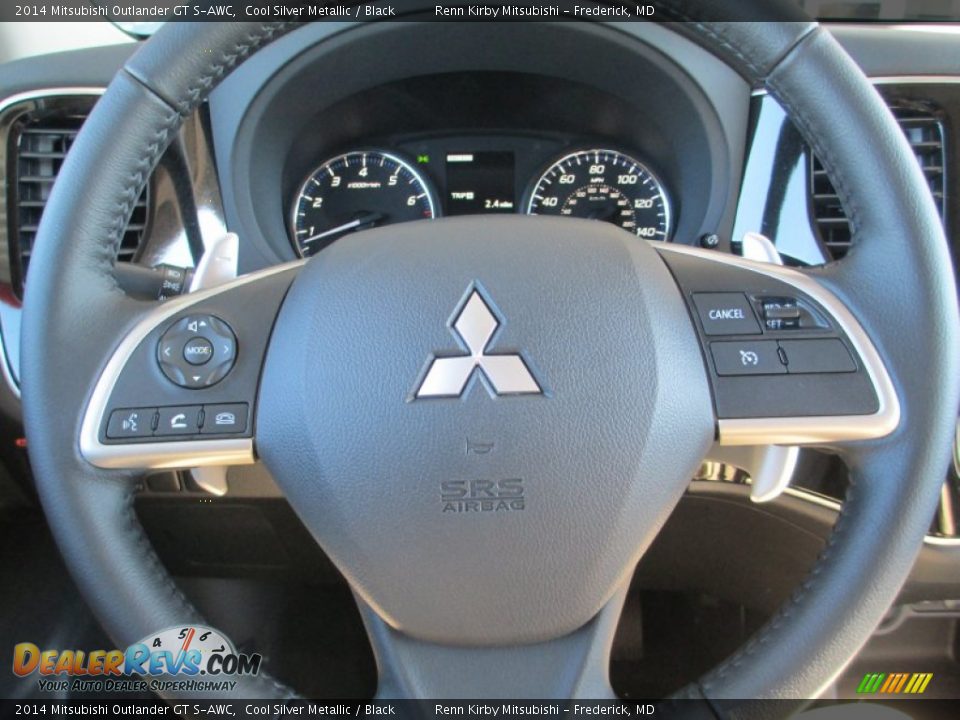 2014 Mitsubishi Outlander GT S-AWC Steering Wheel Photo #27