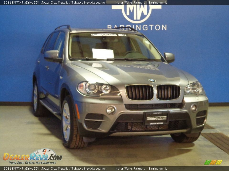 2011 BMW X5 xDrive 35i Space Gray Metallic / Tobacco Nevada Leather Photo #1