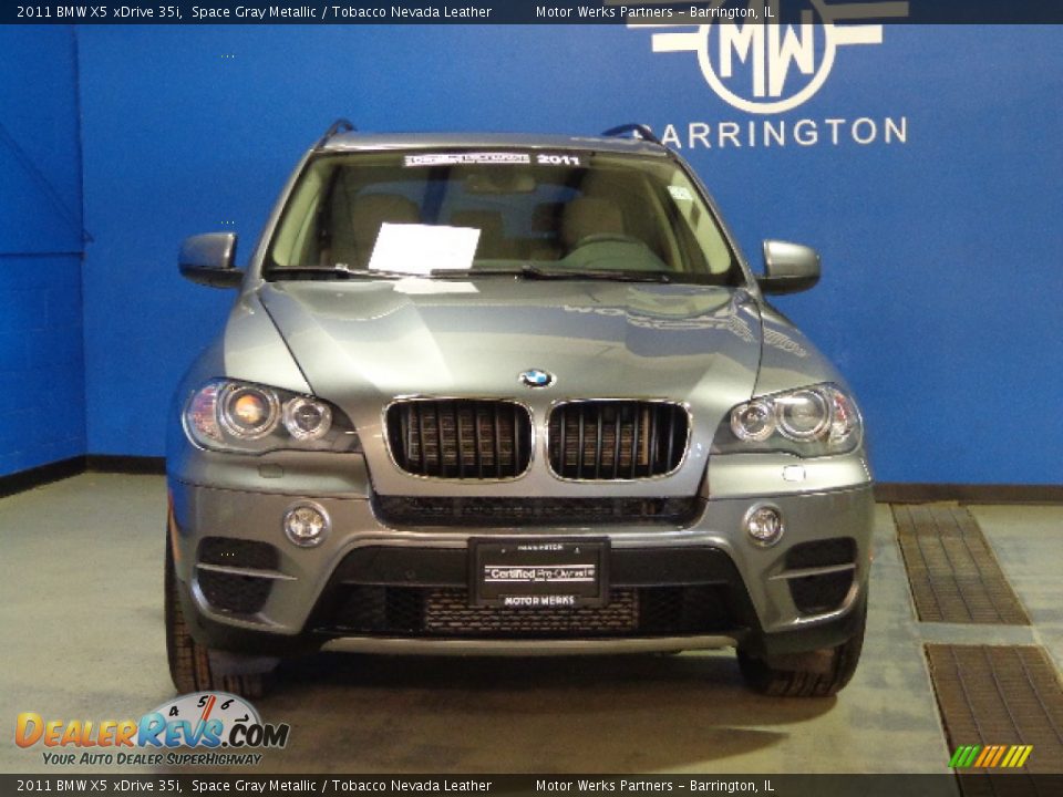 2011 BMW X5 xDrive 35i Space Gray Metallic / Tobacco Nevada Leather Photo #2