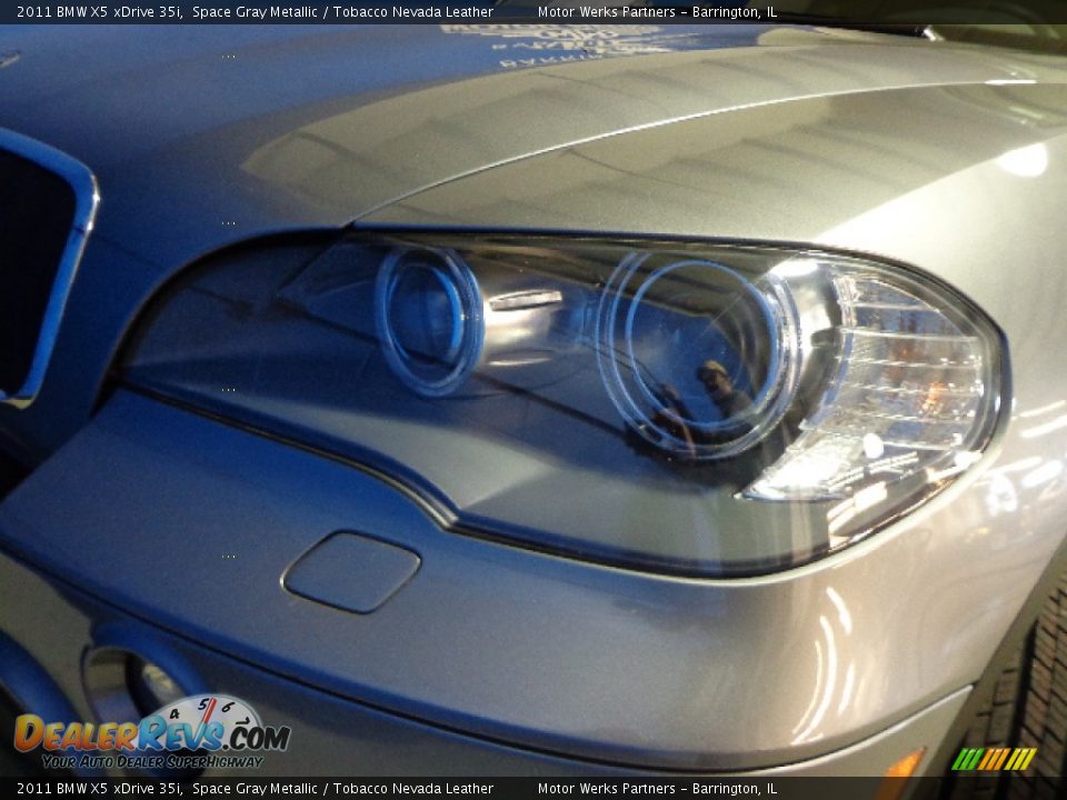 2011 BMW X5 xDrive 35i Space Gray Metallic / Tobacco Nevada Leather Photo #4