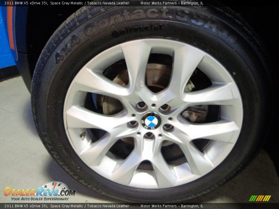 2011 BMW X5 xDrive 35i Space Gray Metallic / Tobacco Nevada Leather Photo #6