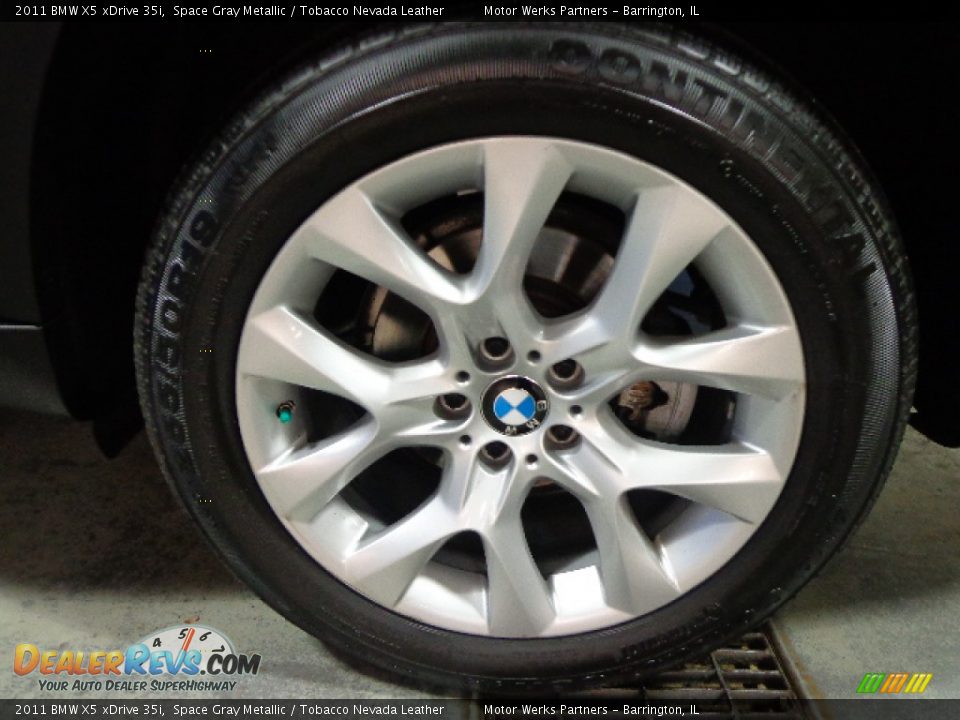 2011 BMW X5 xDrive 35i Space Gray Metallic / Tobacco Nevada Leather Photo #7
