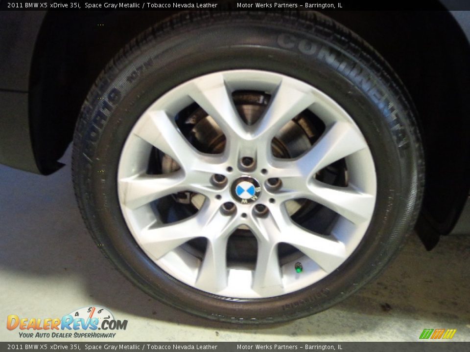 2011 BMW X5 xDrive 35i Space Gray Metallic / Tobacco Nevada Leather Photo #12