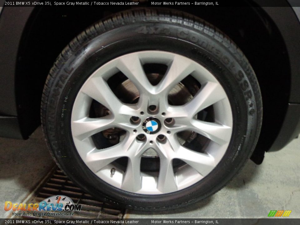 2011 BMW X5 xDrive 35i Space Gray Metallic / Tobacco Nevada Leather Photo #13
