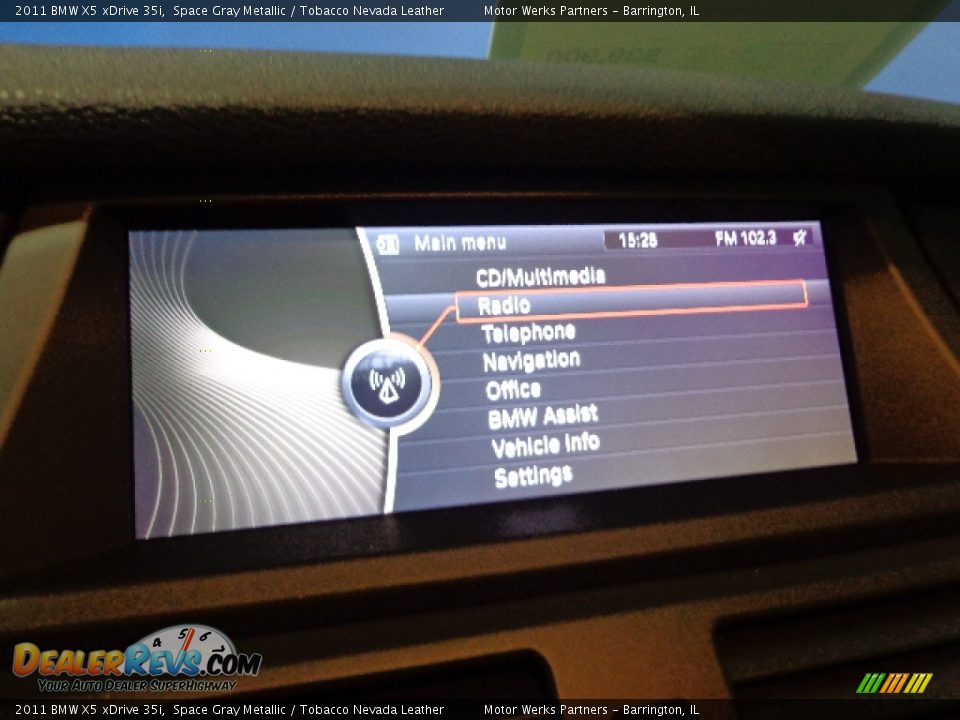 2011 BMW X5 xDrive 35i Space Gray Metallic / Tobacco Nevada Leather Photo #31