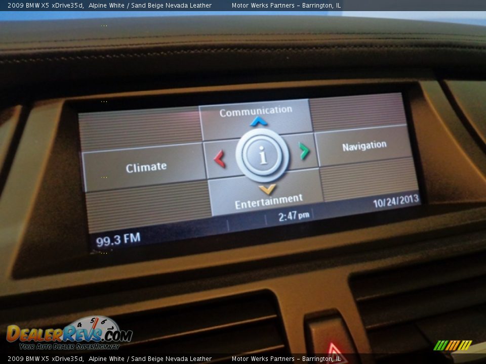 2009 BMW X5 xDrive35d Alpine White / Sand Beige Nevada Leather Photo #25