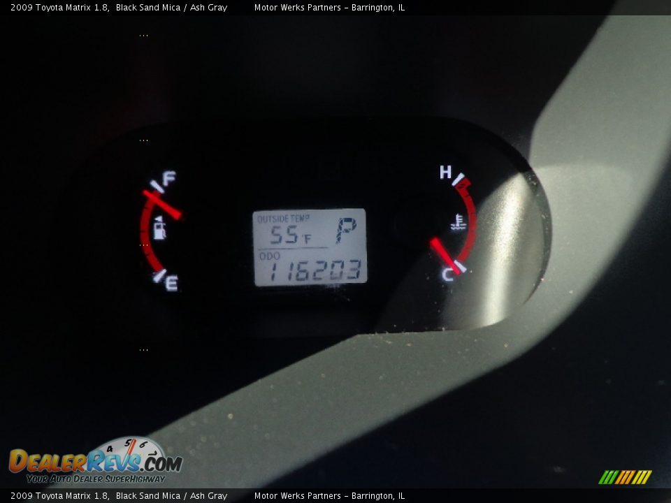 2009 Toyota Matrix 1.8 Black Sand Mica / Ash Gray Photo #11