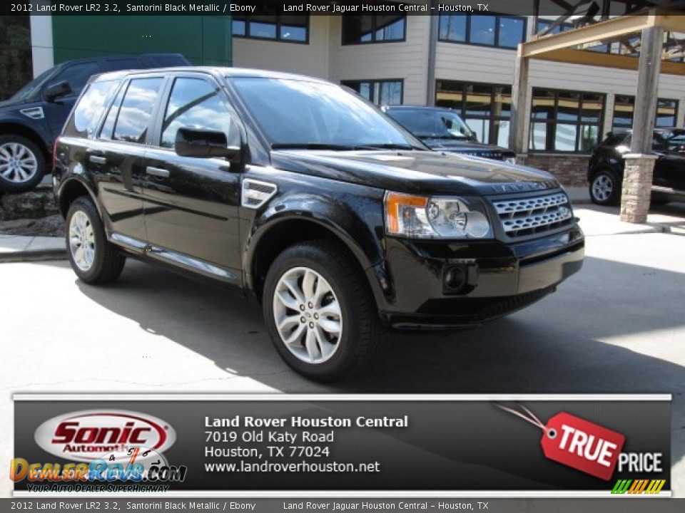 2012 Land Rover LR2 3.2 Santorini Black Metallic / Ebony Photo #1