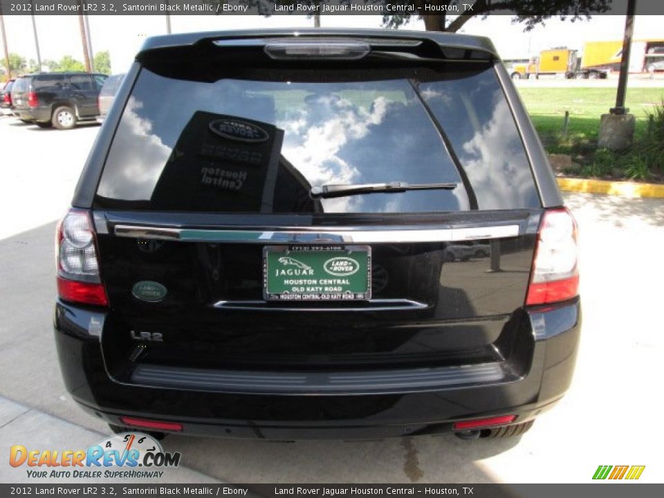 2012 Land Rover LR2 3.2 Santorini Black Metallic / Ebony Photo #9