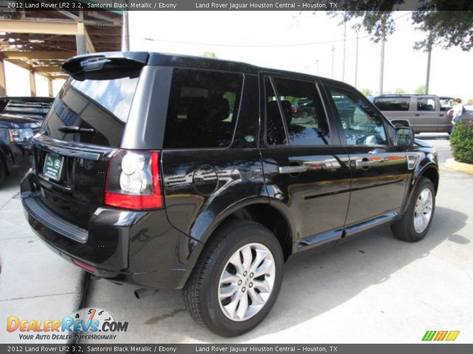 2012 Land Rover LR2 3.2 Santorini Black Metallic / Ebony Photo #11
