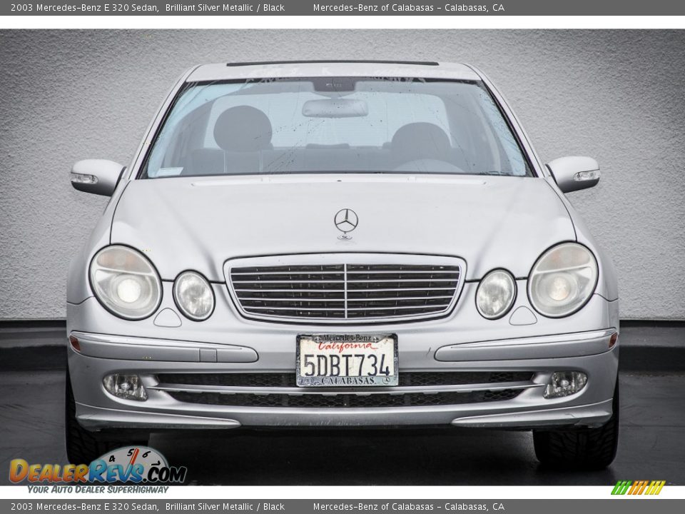 2003 Mercedes-Benz E 320 Sedan Brilliant Silver Metallic / Black Photo #2