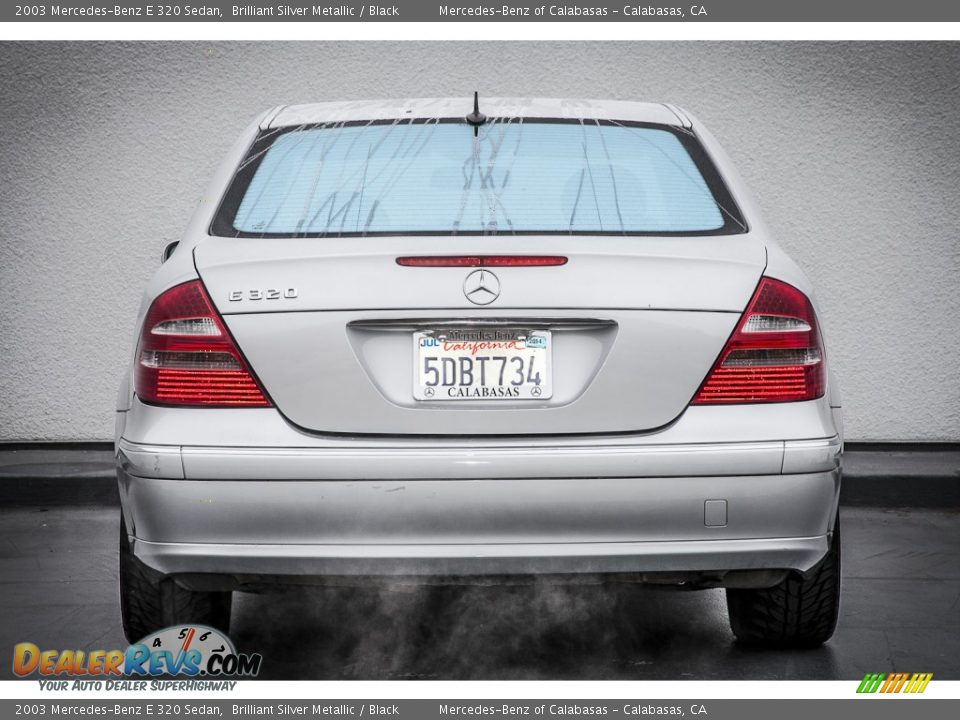 2003 Mercedes-Benz E 320 Sedan Brilliant Silver Metallic / Black Photo #3