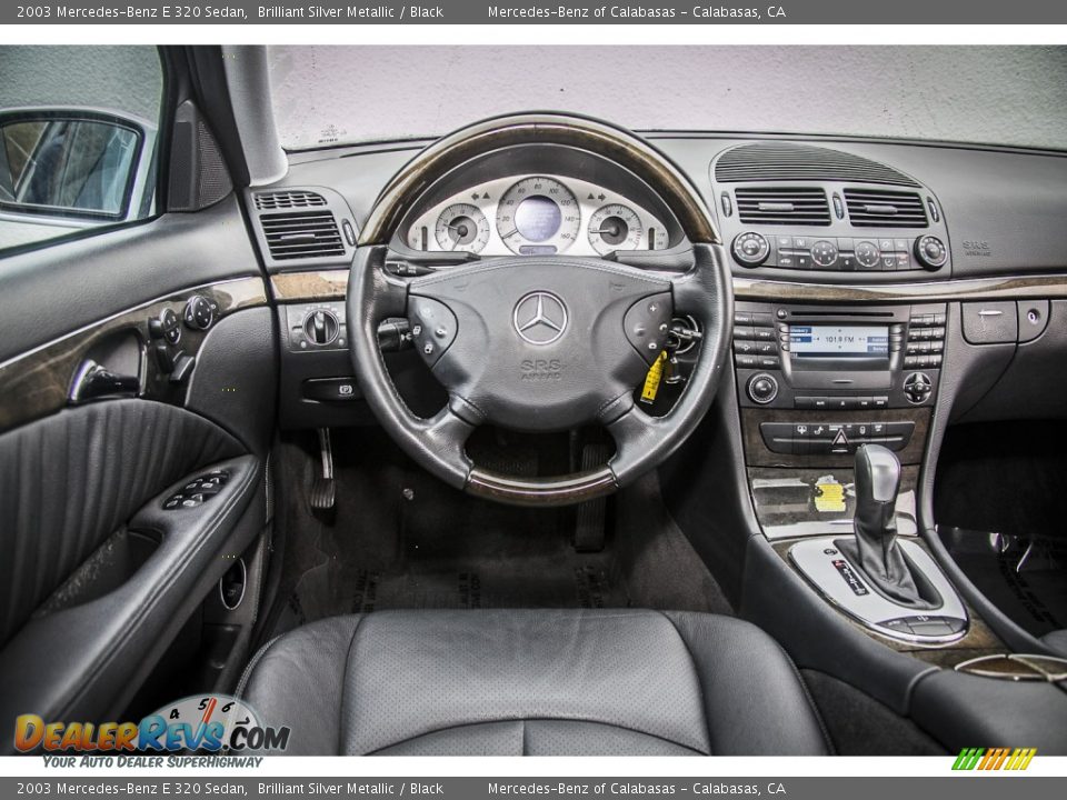 2003 Mercedes-Benz E 320 Sedan Brilliant Silver Metallic / Black Photo #4