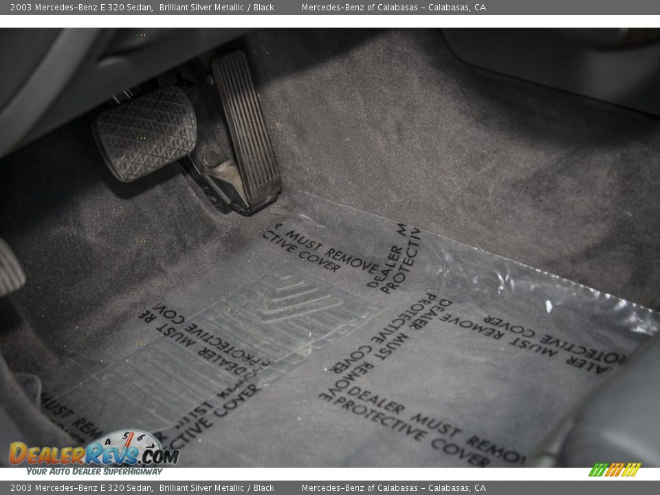 2003 Mercedes-Benz E 320 Sedan Brilliant Silver Metallic / Black Photo #6