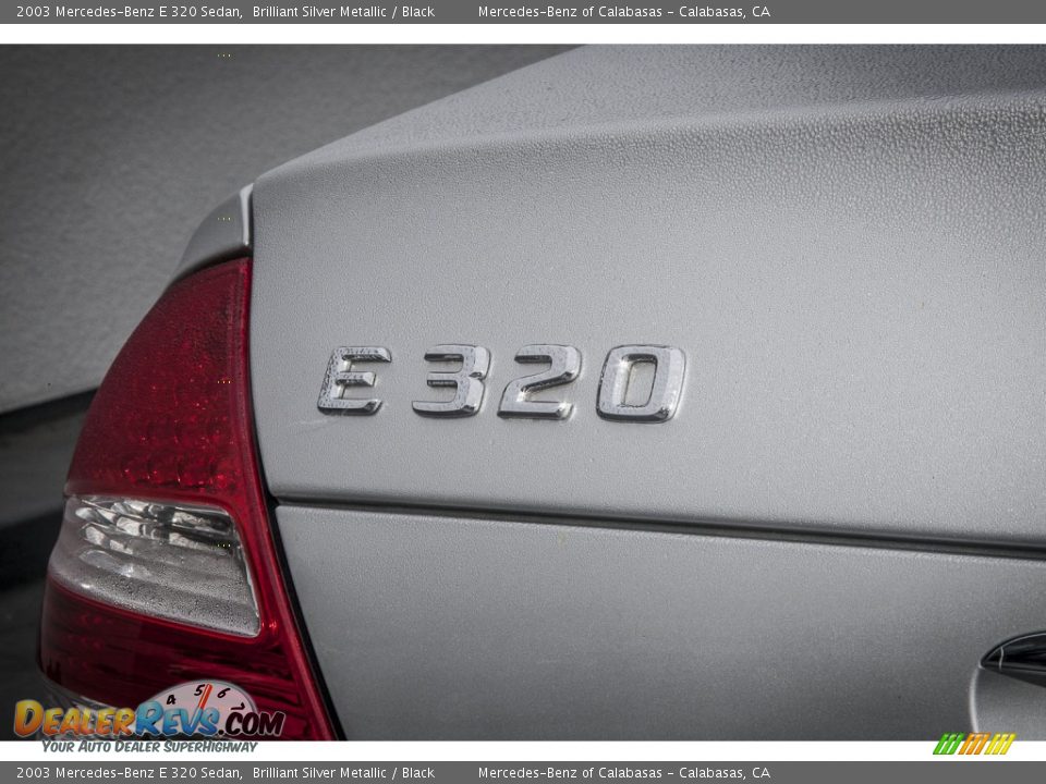 2003 Mercedes-Benz E 320 Sedan Brilliant Silver Metallic / Black Photo #7