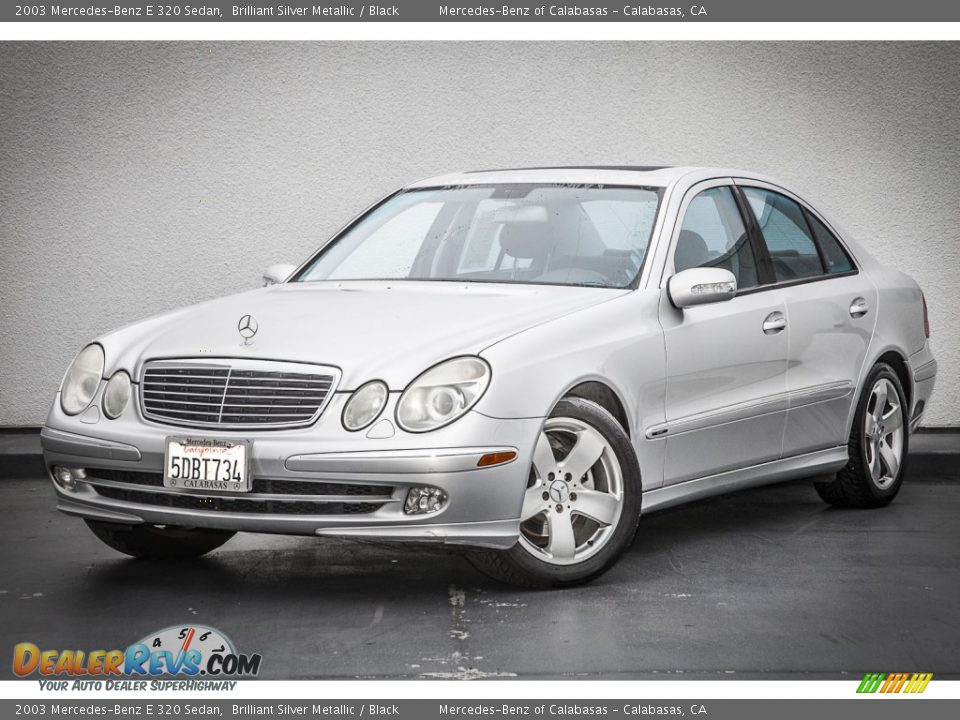 2003 Mercedes-Benz E 320 Sedan Brilliant Silver Metallic / Black Photo #12