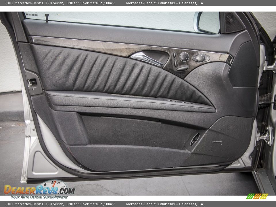 2003 Mercedes-Benz E 320 Sedan Brilliant Silver Metallic / Black Photo #17