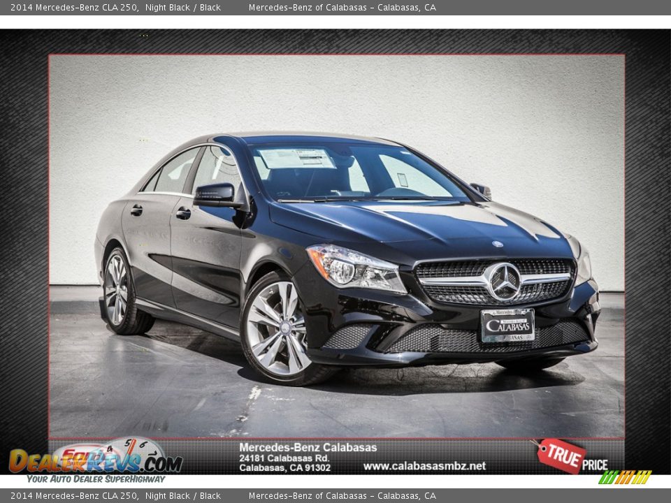 2014 Mercedes-Benz CLA 250 Night Black / Black Photo #1