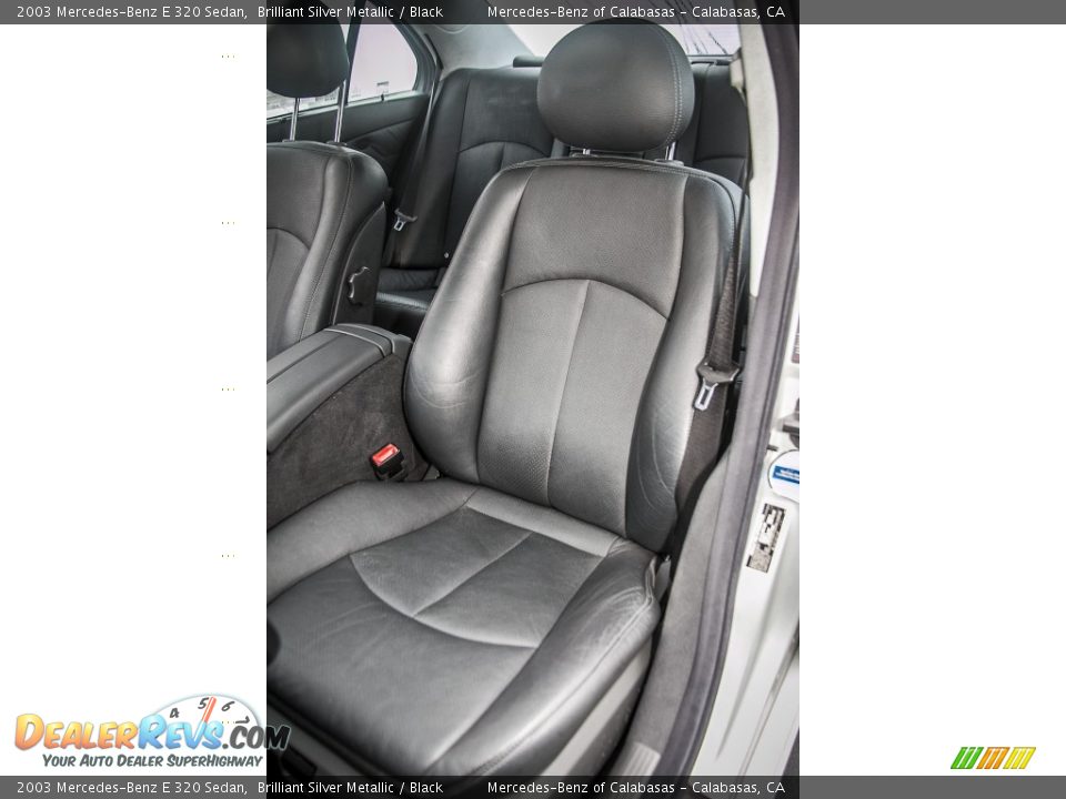 2003 Mercedes-Benz E 320 Sedan Brilliant Silver Metallic / Black Photo #19