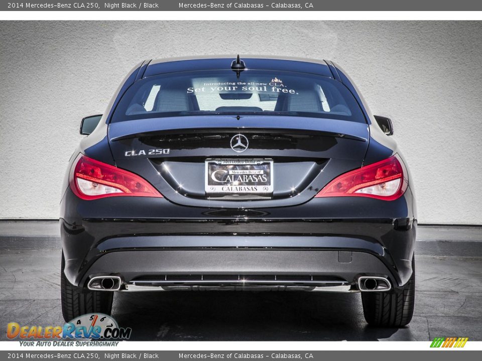 2014 Mercedes-Benz CLA 250 Night Black / Black Photo #3