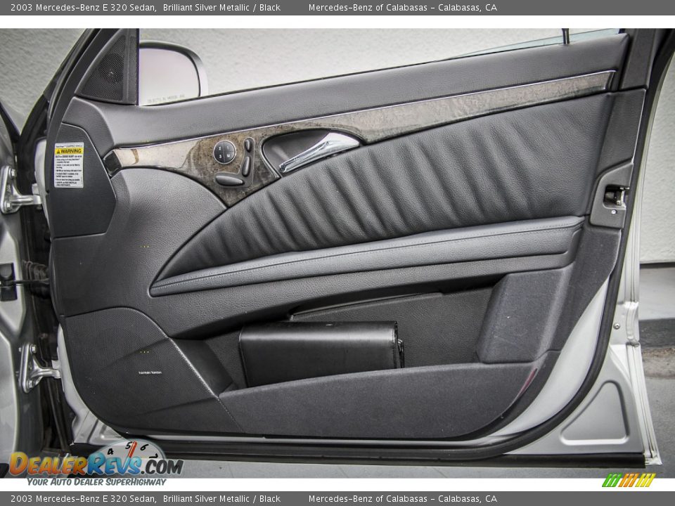 2003 Mercedes-Benz E 320 Sedan Brilliant Silver Metallic / Black Photo #22