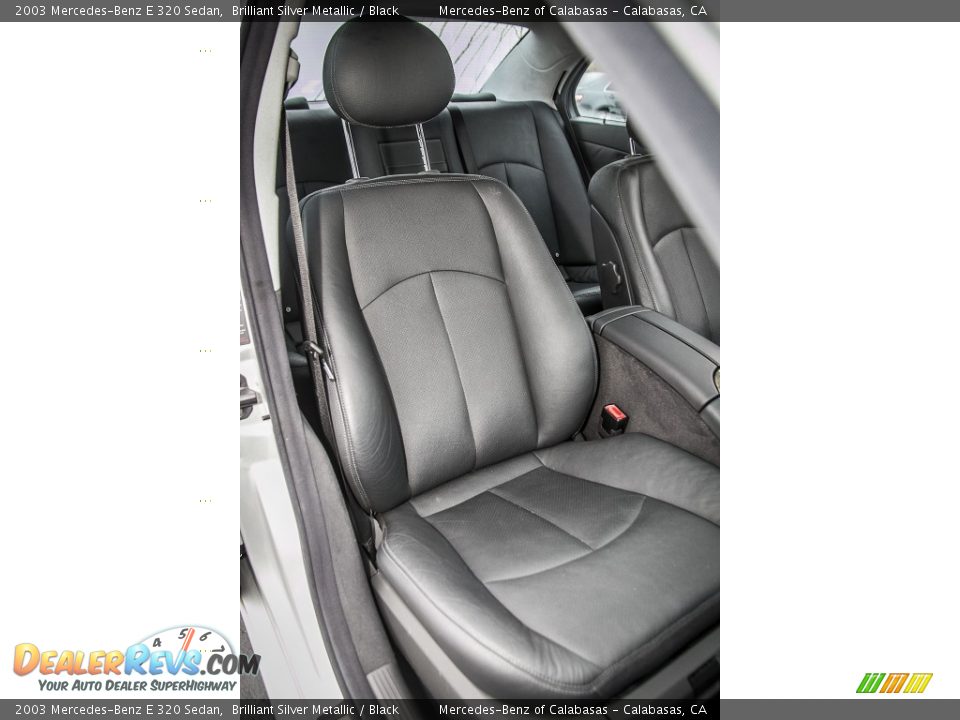 2003 Mercedes-Benz E 320 Sedan Brilliant Silver Metallic / Black Photo #23